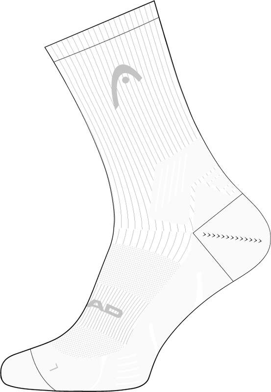 Head Sportsocken Tennis 1P Crew weiss