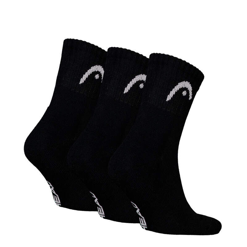 Head Sportsocken Tennis 3P Club Short Crew schwarz
