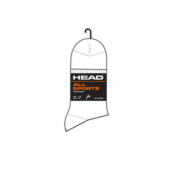 Head Sportsocken Tennis 3P Club Short Crew weiss