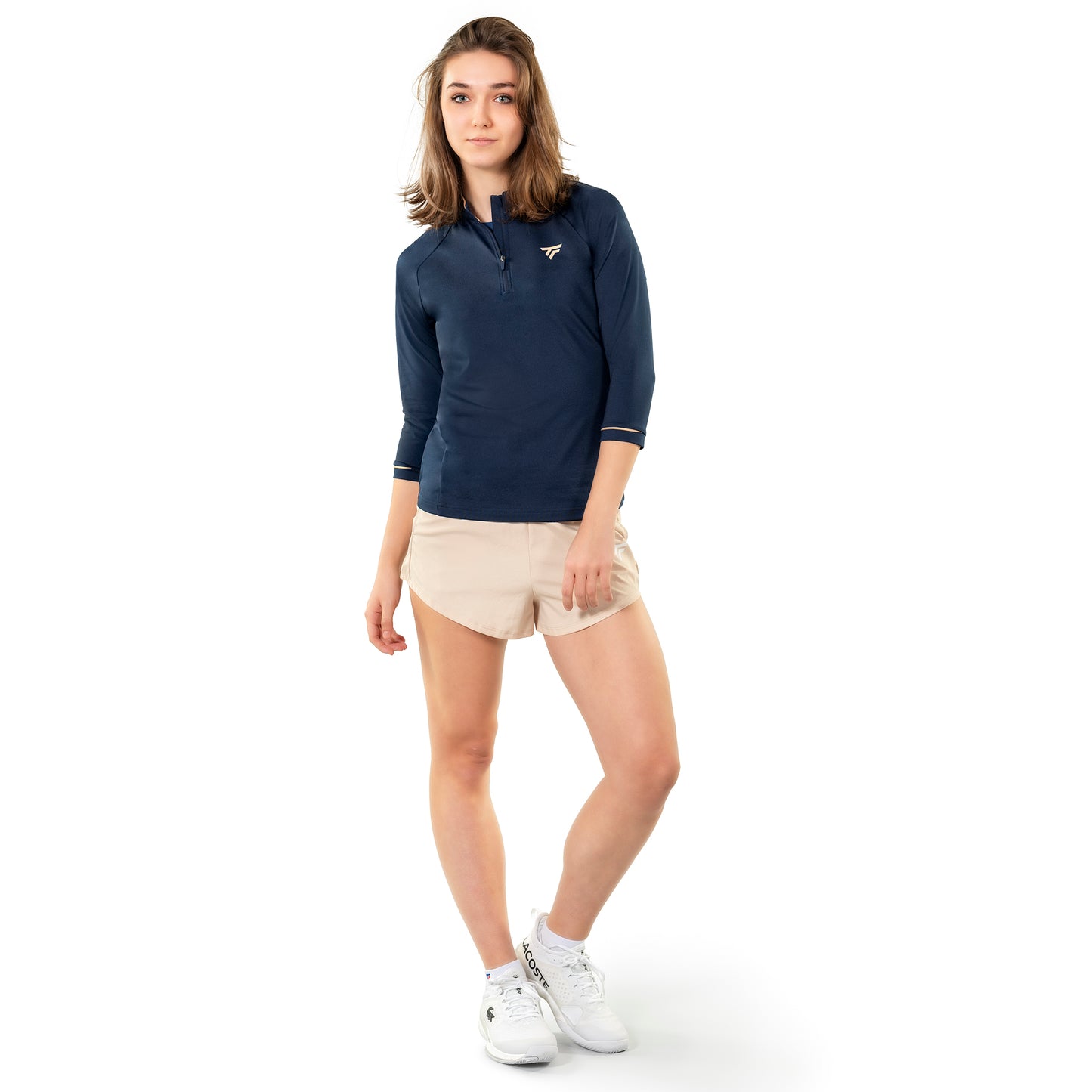 Tecnifibre Women Termo Zip 3/4 Sleeve Marine