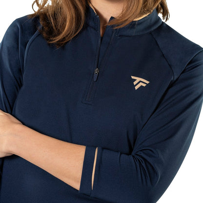 Tecnifibre Women Termo Zip 3/4 Sleeve Marine