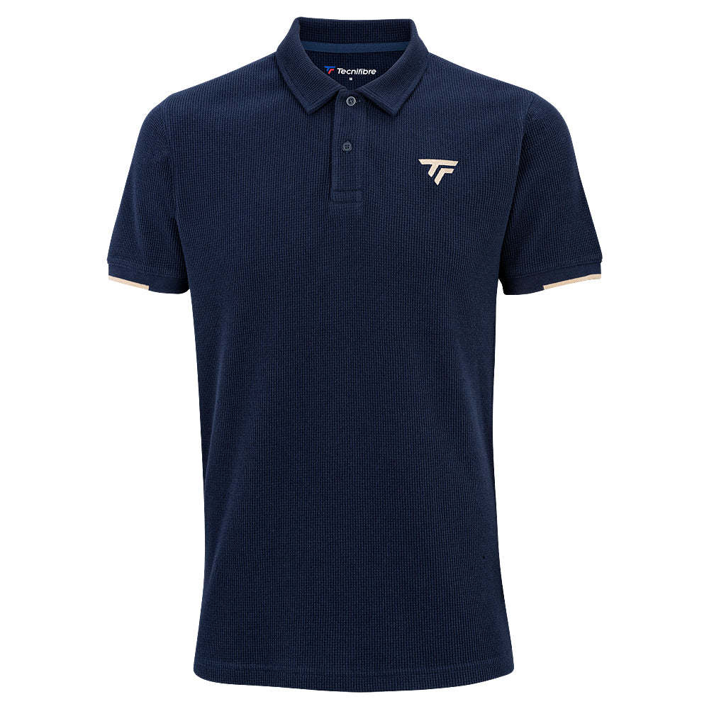 Tecnifibre Men Waffle Polo Marine