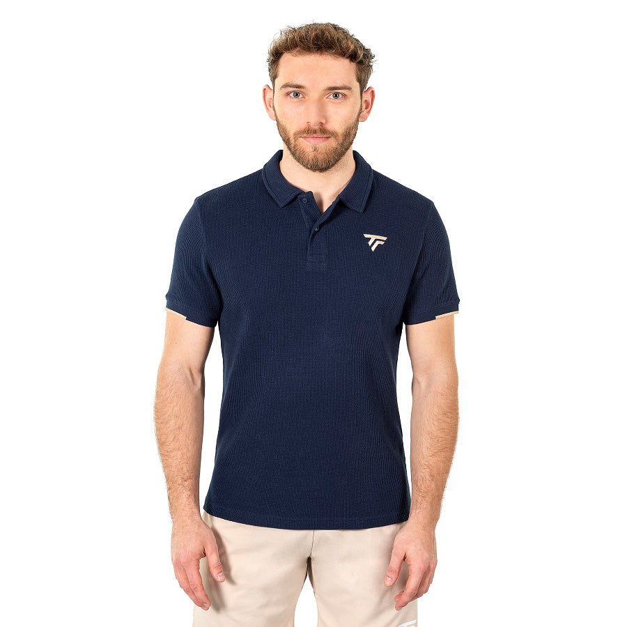 Tecnifibre Men Waffle Polo Marine
