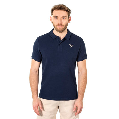 Tecnifibre Men Waffle Polo Marine