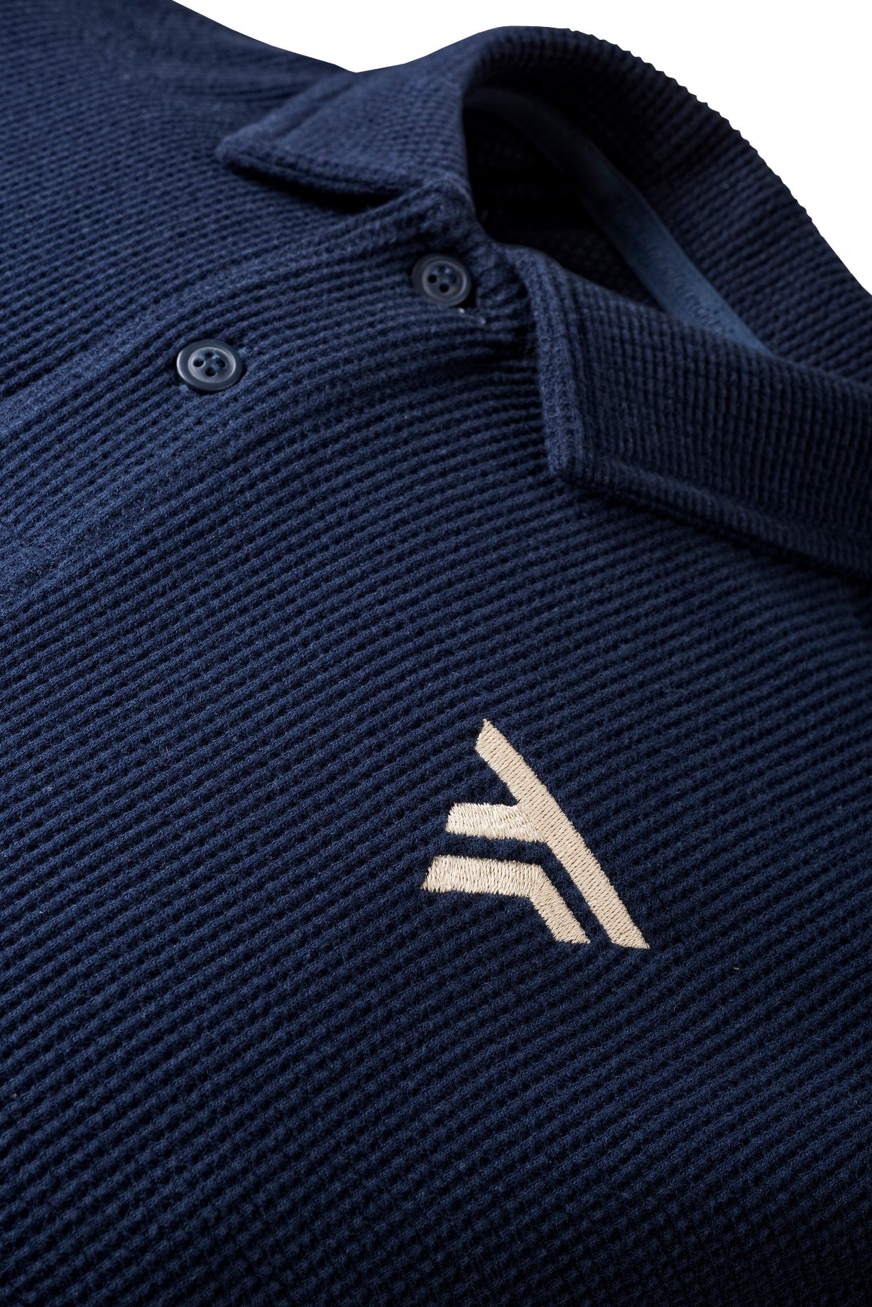 Tecnifibre Men Waffle Polo Marine