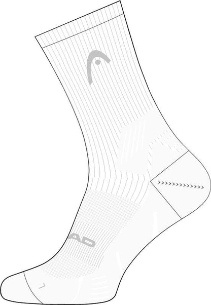 Head Sportsocken Tennis 1P Crew weiss