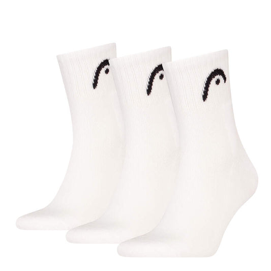 Head Sportsocken Tennis 3P Club Short Crew weiss