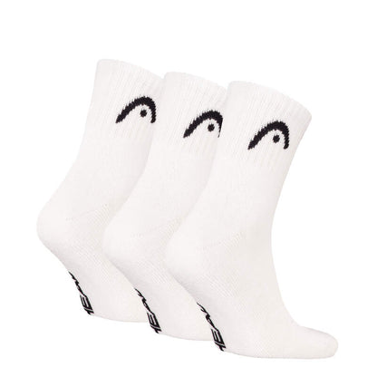 Head Sportsocken Tennis 3P Club Short Crew weiss