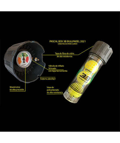 Bullpadel Pascal Box 3B - Drucklufterzeuger